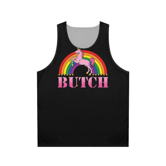 Butch unisex pride tank top