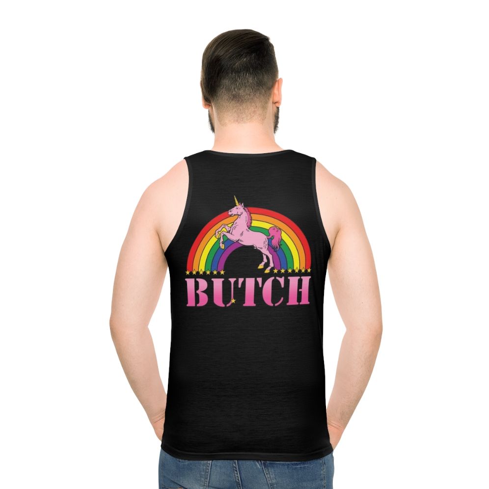 Butch unisex pride tank top