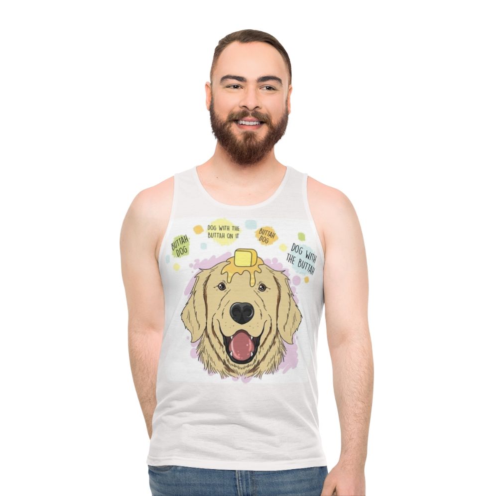 Butter Dog Unisex Tank Top