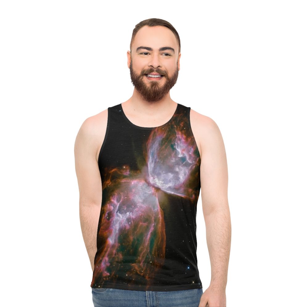 Butterfly Nebula Unisex Space Tank Top