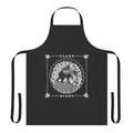 Caamp-inspired bare apron with mountain and nature-inspired design