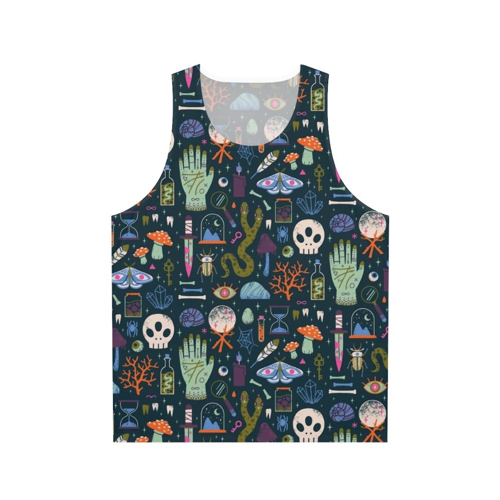 Unisex cabinet of curiosities tank top