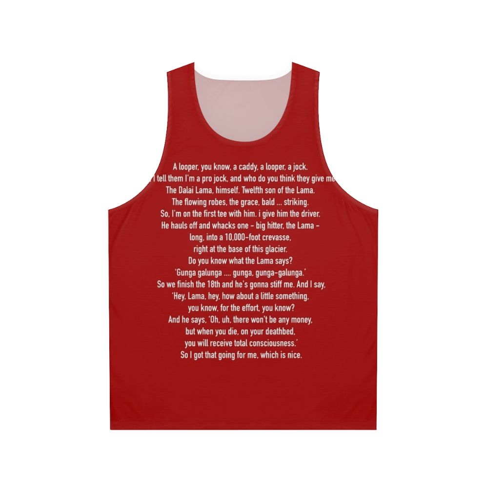 Caddyshack Gunga Galunga Unisex Tank Top