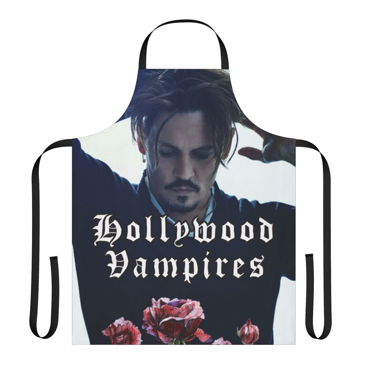 Cahpeko apron featuring a dark, vampiric design for horror fans
