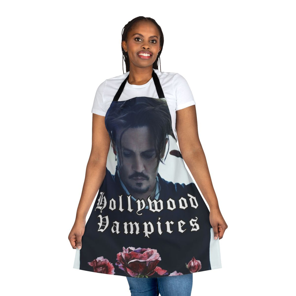 Cahpeko apron featuring a dark, vampiric design for horror fans