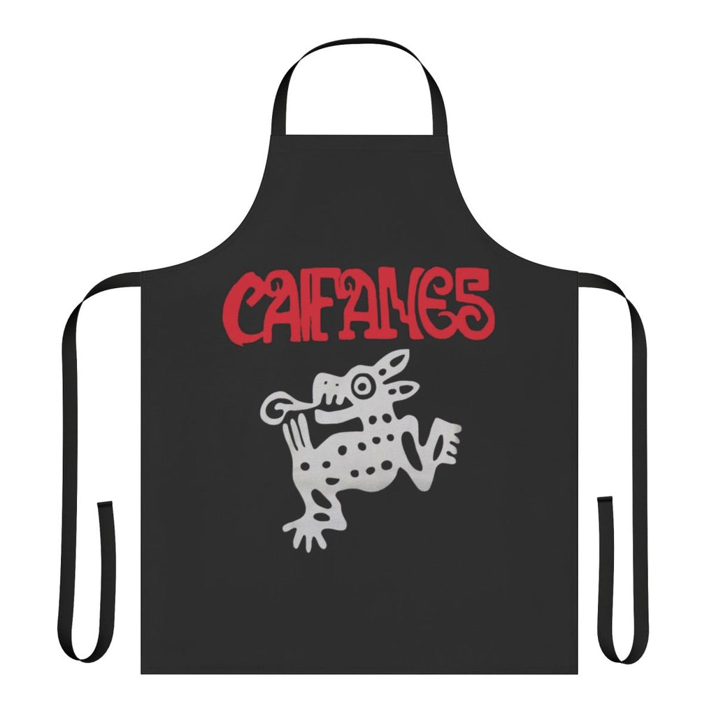Caifanes inspired music band logo printed on a durable apron