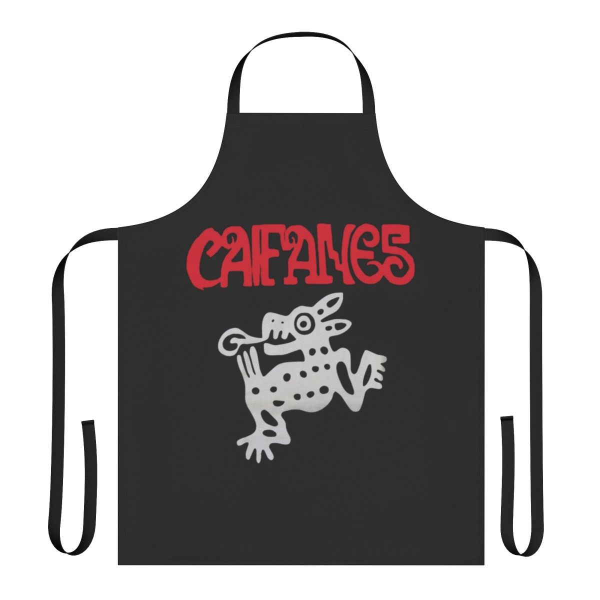 Caifanes inspired music band logo printed on a durable apron