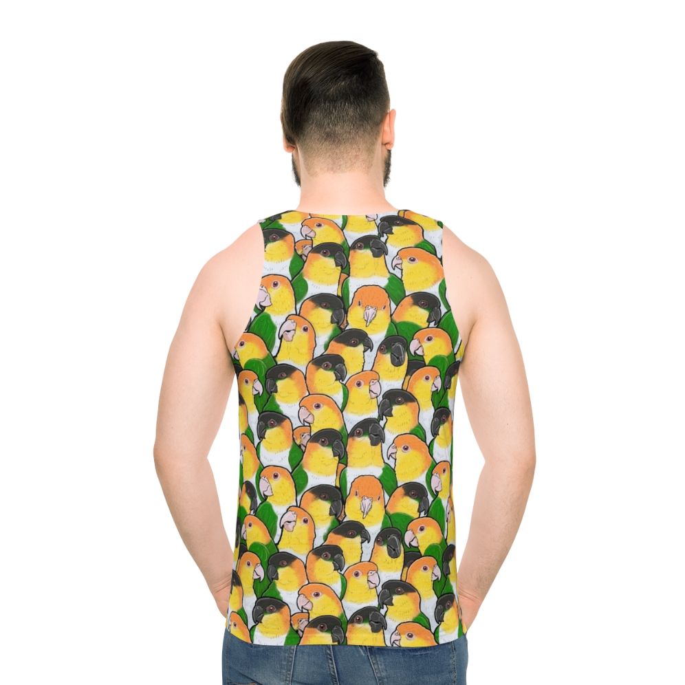 Caique parrot unisex tank top