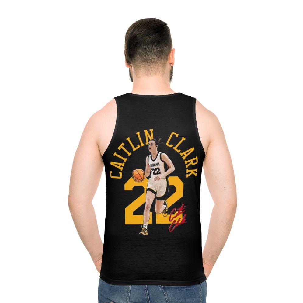 Caitlin Clark wearing unisex basketball tank top