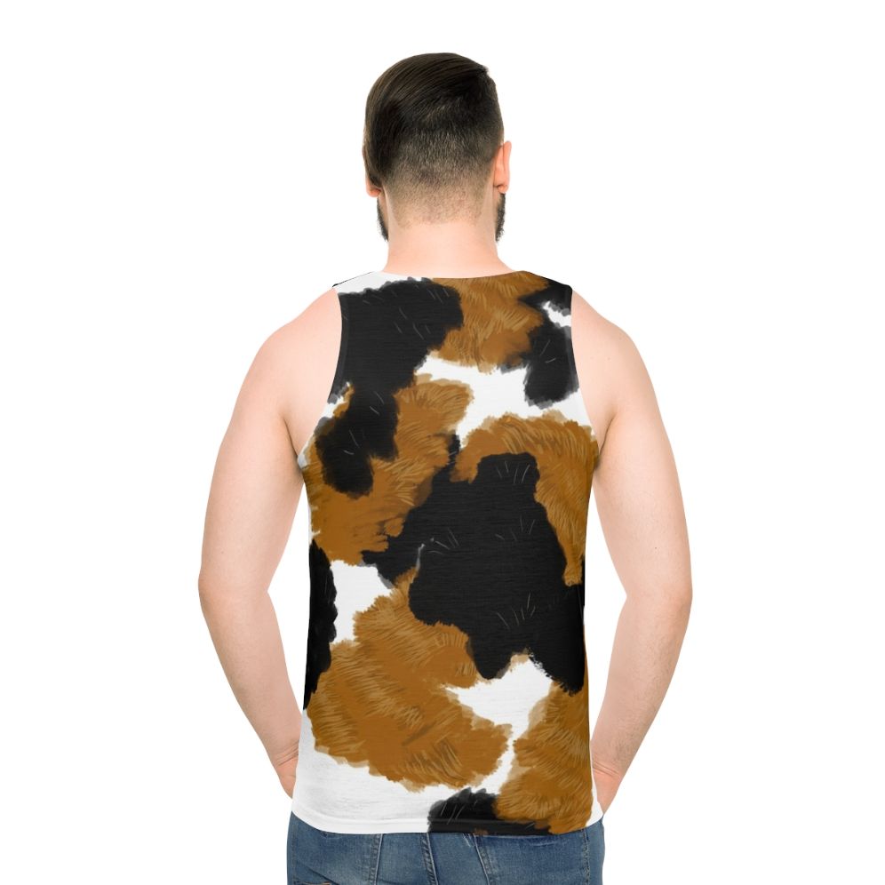 Calico Cat Fur Print Unisex Tank Top