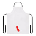 A stylish and durable apron featuring the state of California, perfect for cooking, barbecuing, or any activity.