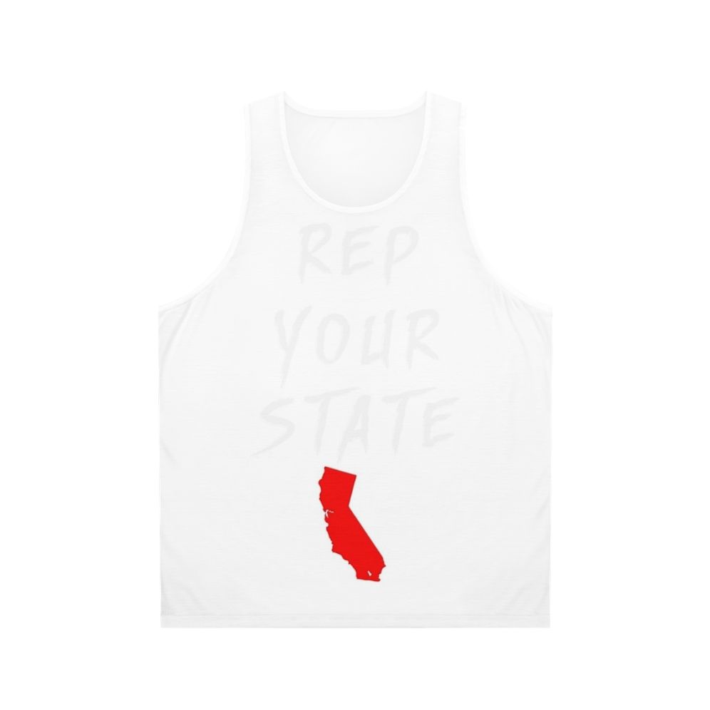 California state pride unisex tank top