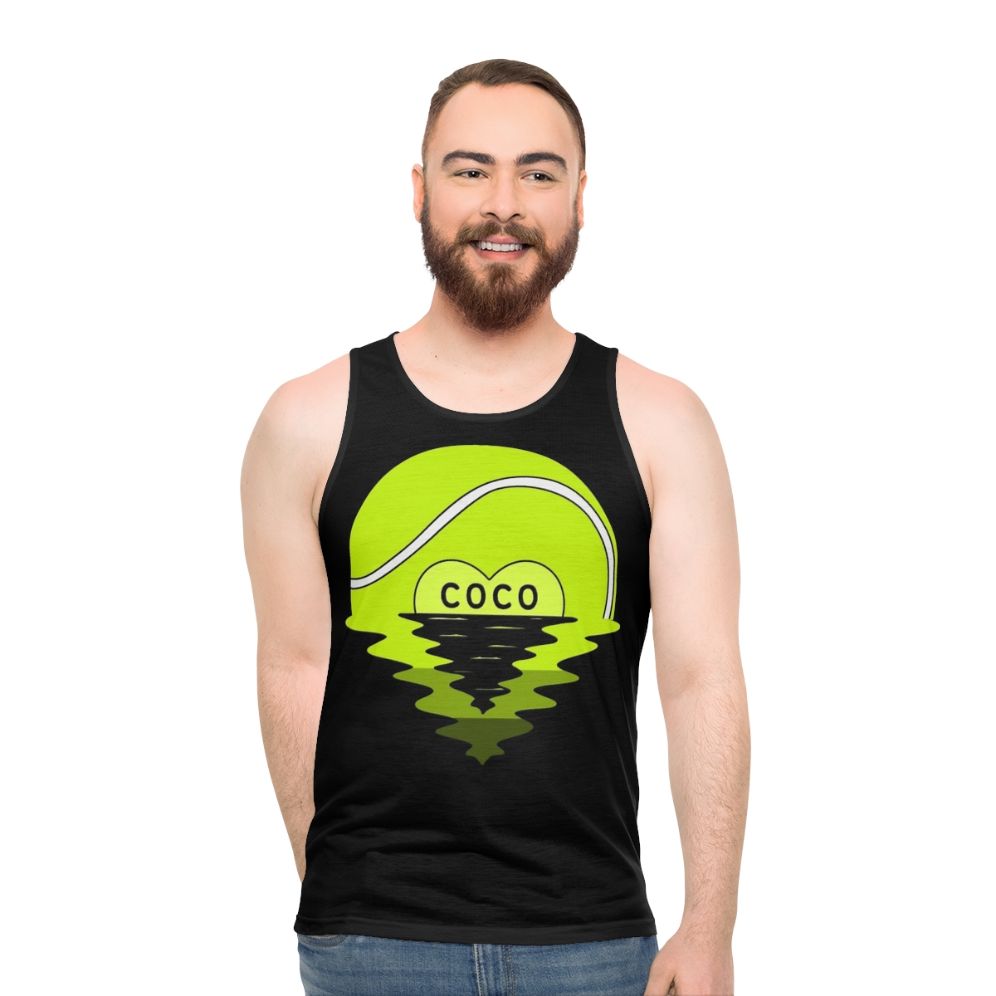 Unisex "Call Me Coco Gauff" Tank Top by Team Coco
