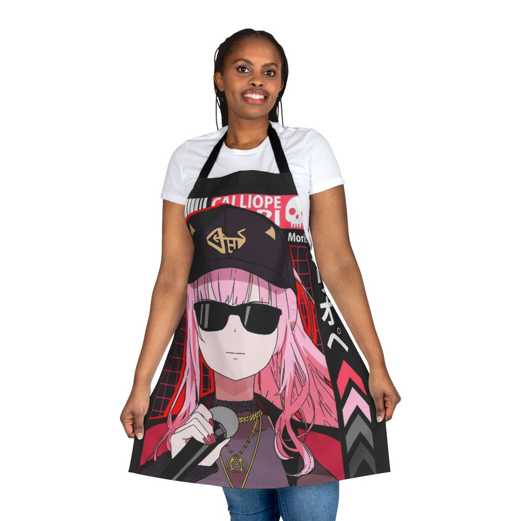 Calliope Mori inspired anime-style apron featuring the Hololive EN virtual YouTuber