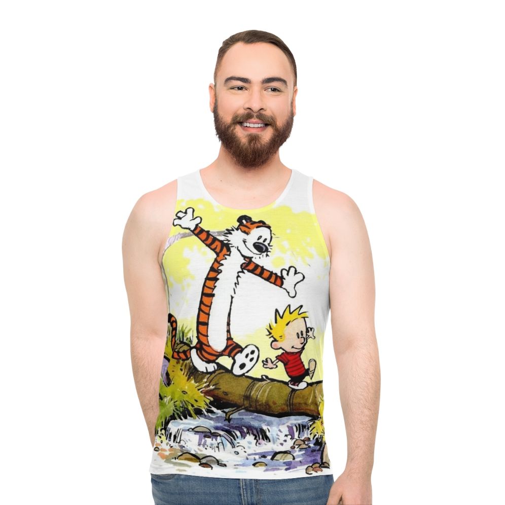Calvin and Hobbes Unisex Tank Top