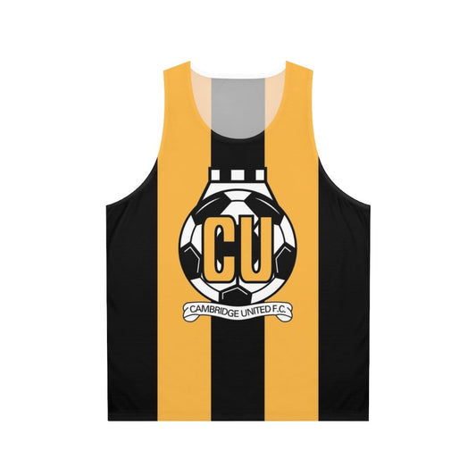 Cambridge United FC logo unisex tank top