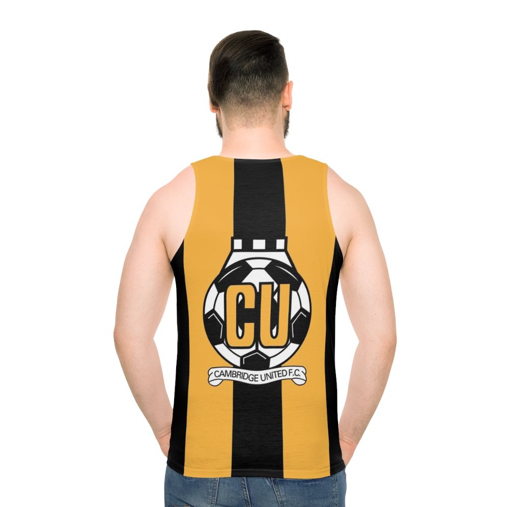 Cambridge United FC logo unisex tank top