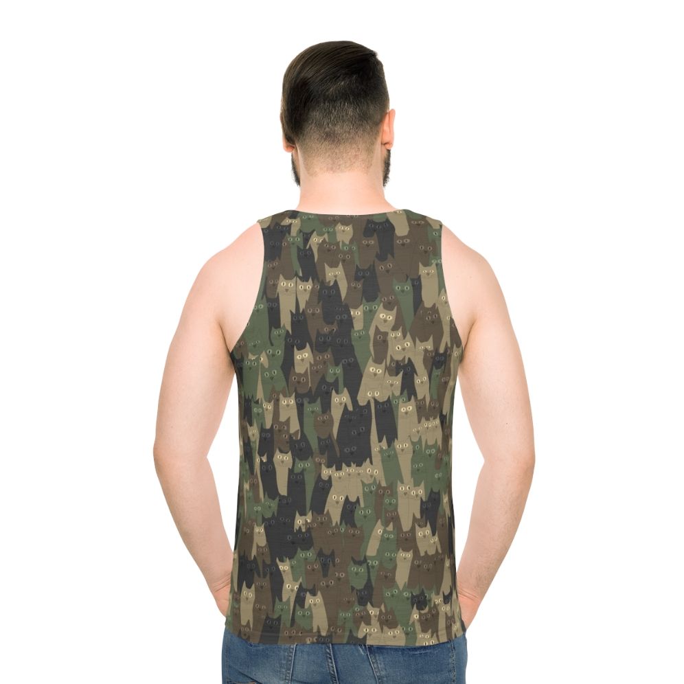 Camouflage Cats Unisex Tank Top