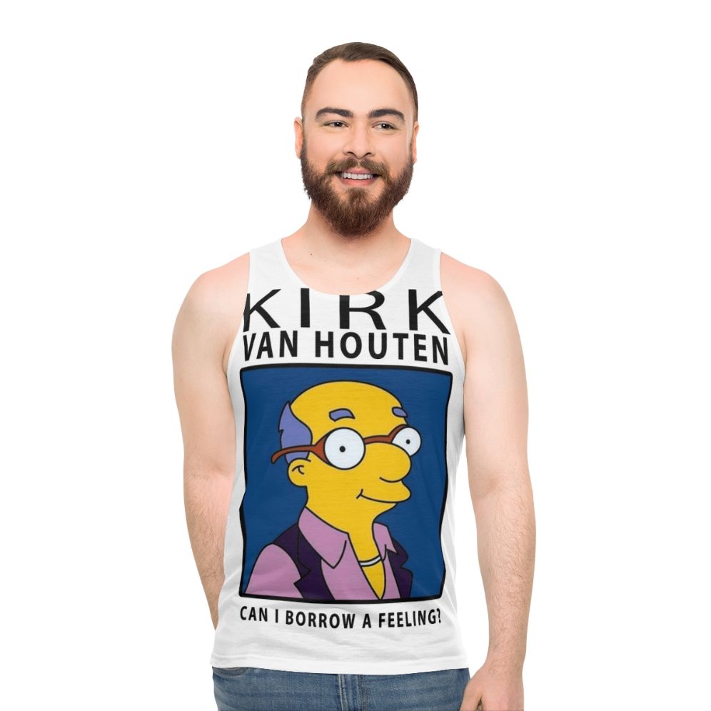 Kirk Van Houten "Can I Borrow a Feeling?" Unisex Tank Top