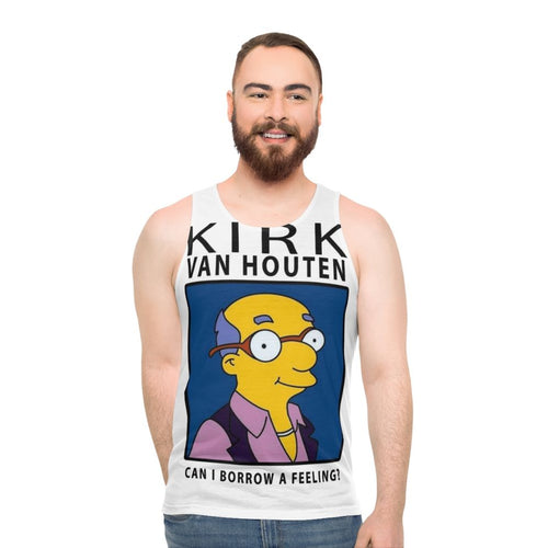 Kirk Van Houten "Can I Borrow a Feeling?" Unisex Tank Top