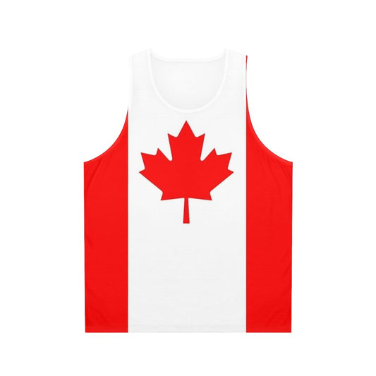 Canada flag unisex athletic tank top