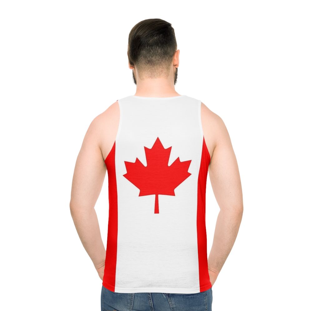 Canada flag unisex athletic tank top