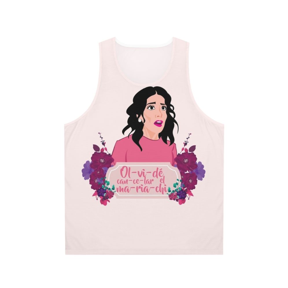 "Cancel The Mariachi" Unisex Netflix Series The House of Flowers Tank Top