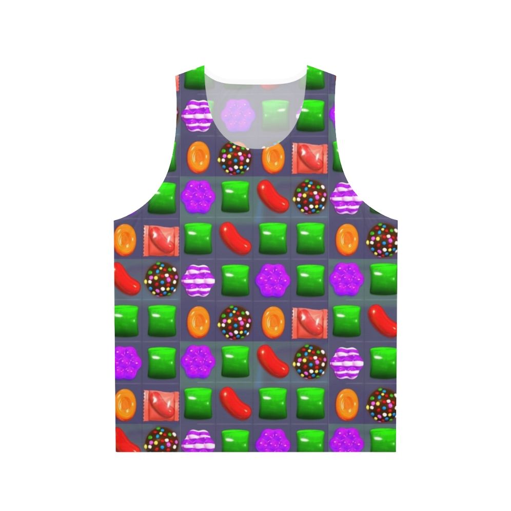 Candy Crush Themed Unisex Tank Top