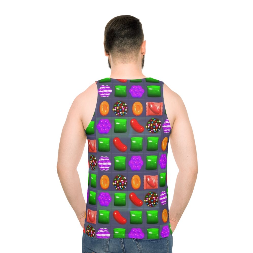 Candy Crush Themed Unisex Tank Top