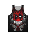 Candy Pool Unisex Tank Top with Sugar Skull Design