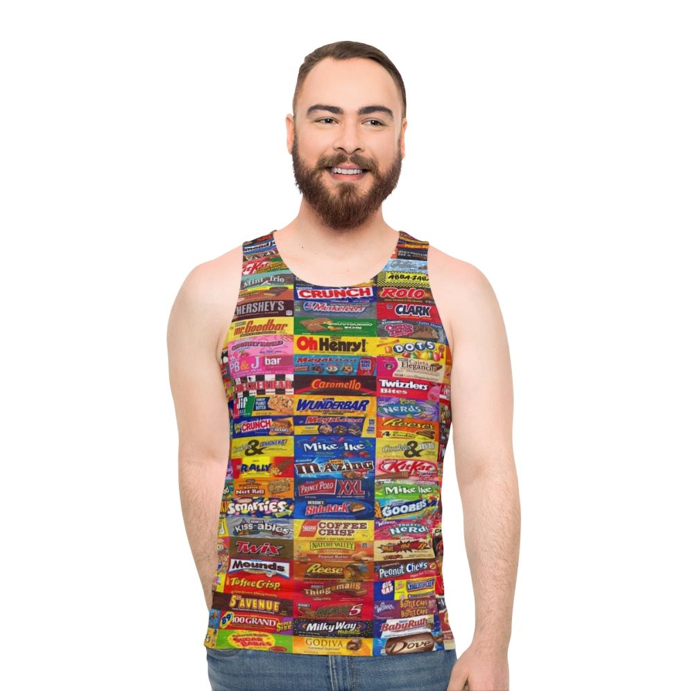 Candy Wrappers Unisex Tank Top