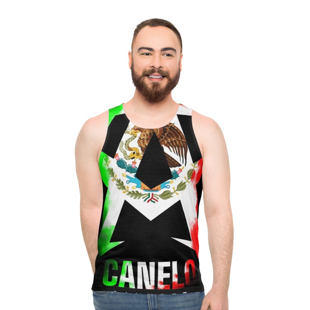 Canelo Alvarez Mexican boxing champion unisex tank top