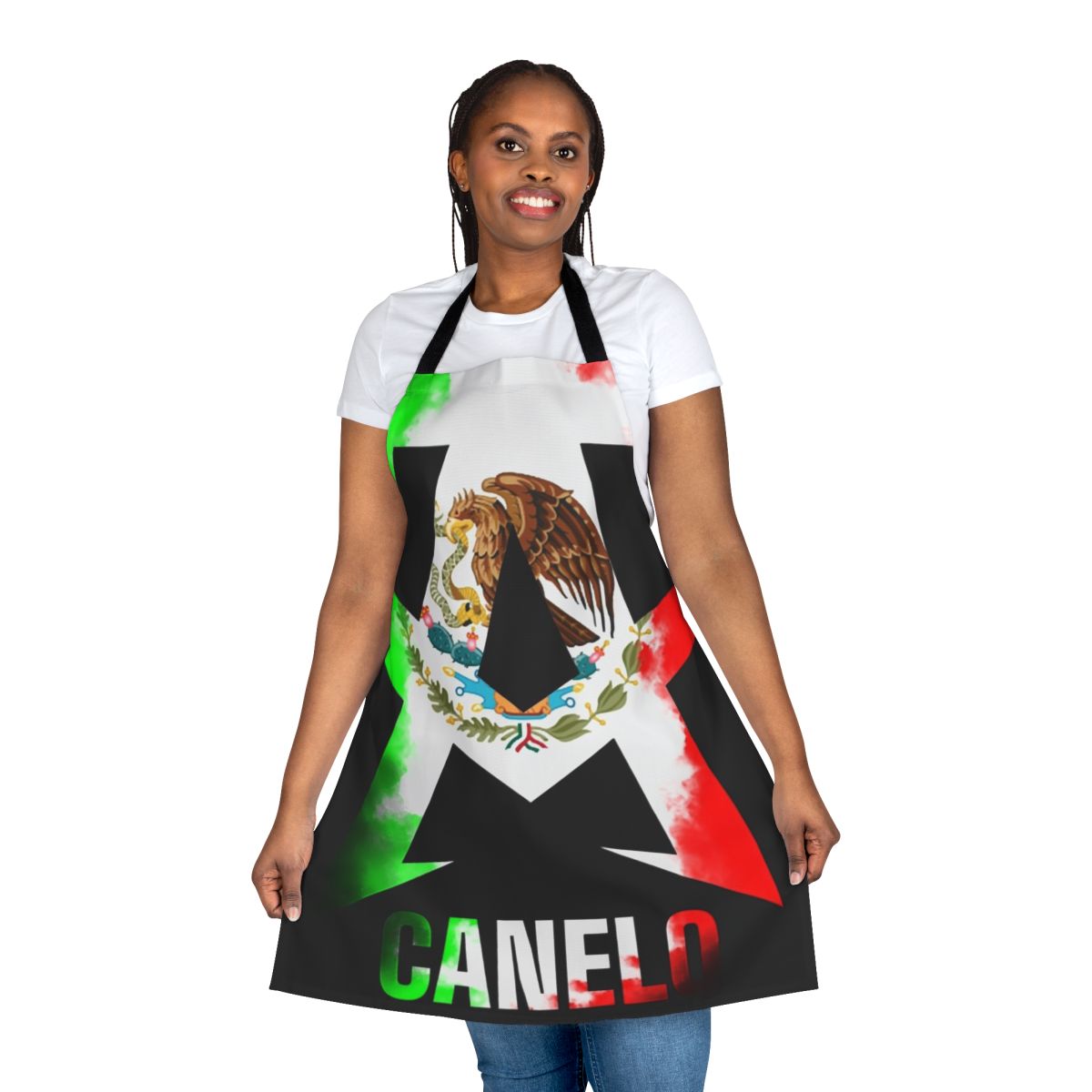 Canelo Alvarez-inspired apron with boxing-themed design