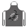 Canine-Inspired Apron with Wolf, Fox, and Coyote Designs