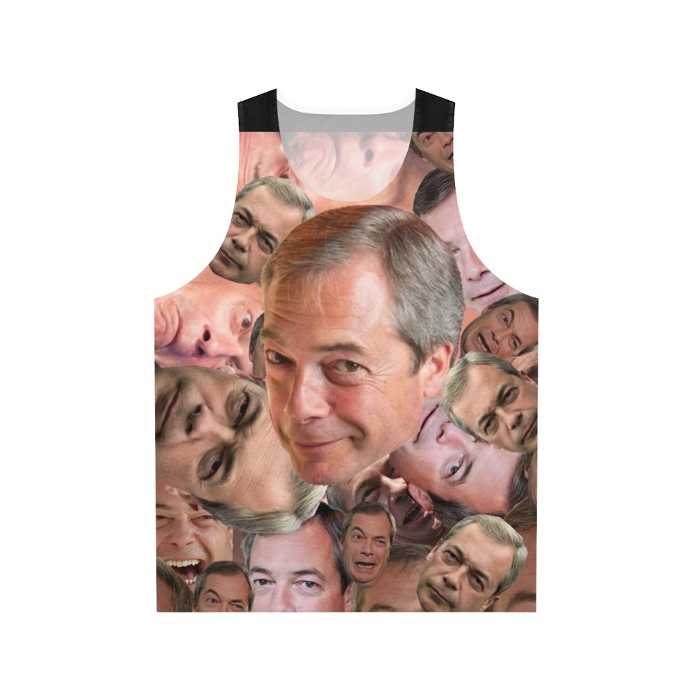 "Can't Barrage the Farage" Unisex Brexit Tank Top