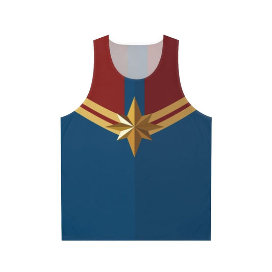Captain Danvers superhero costume unisex tank top