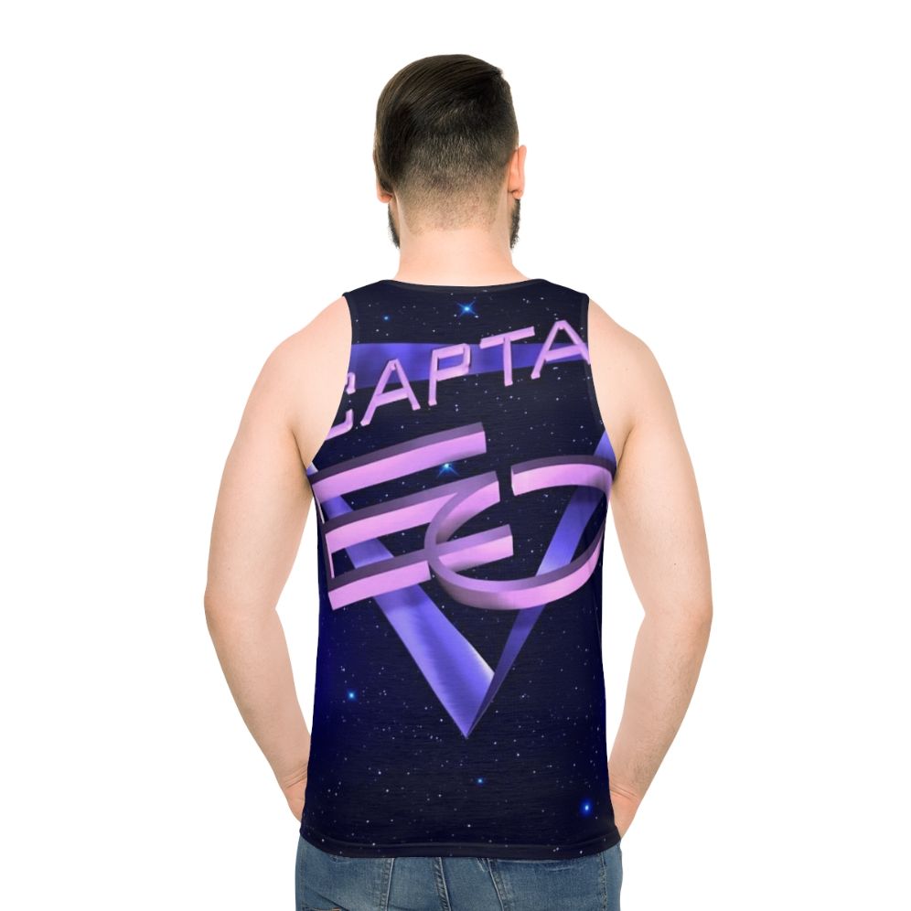 Captain Eo unisex tank top featuring Michael Jackson in Disney's futuristic space theme