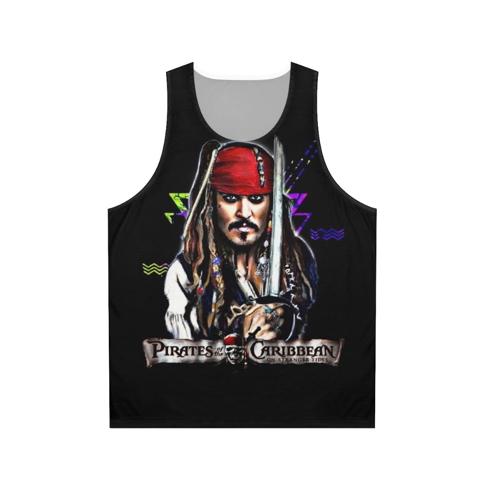 Captain Jack Sparrow Unisex Pirate Tank Top
