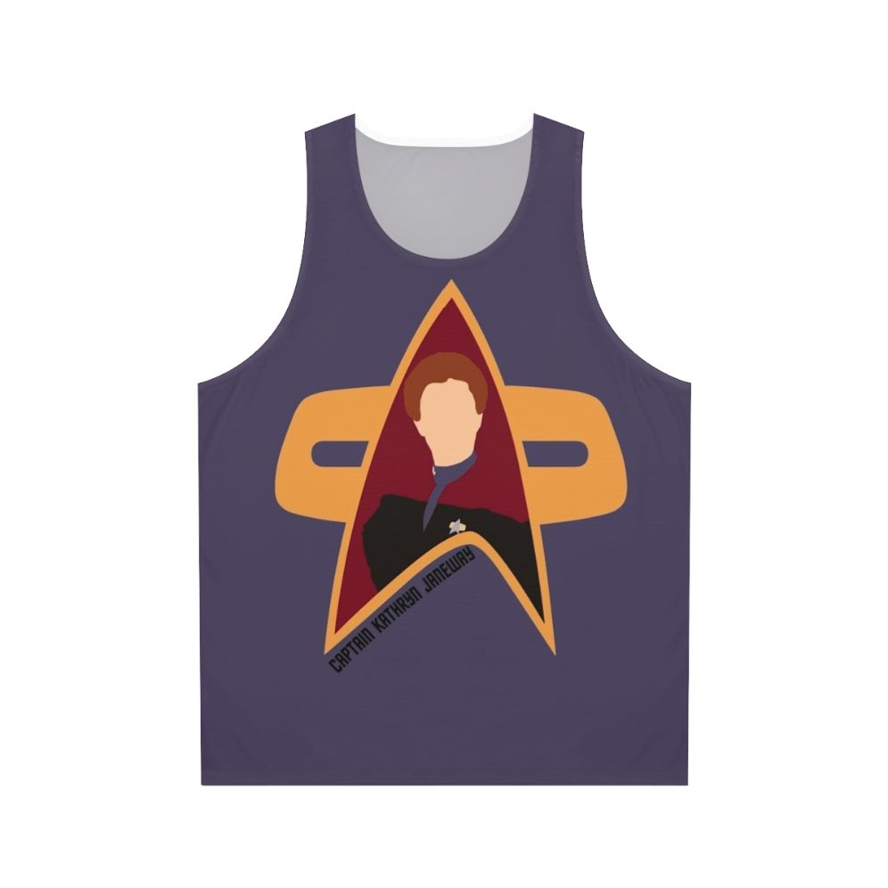 Captain Kathryn Janeway Star Trek Voyager Unisex Tank Top