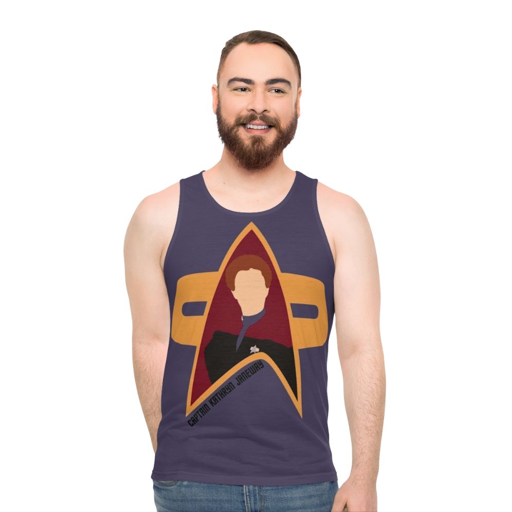 Captain Kathryn Janeway Star Trek Voyager Unisex Tank Top
