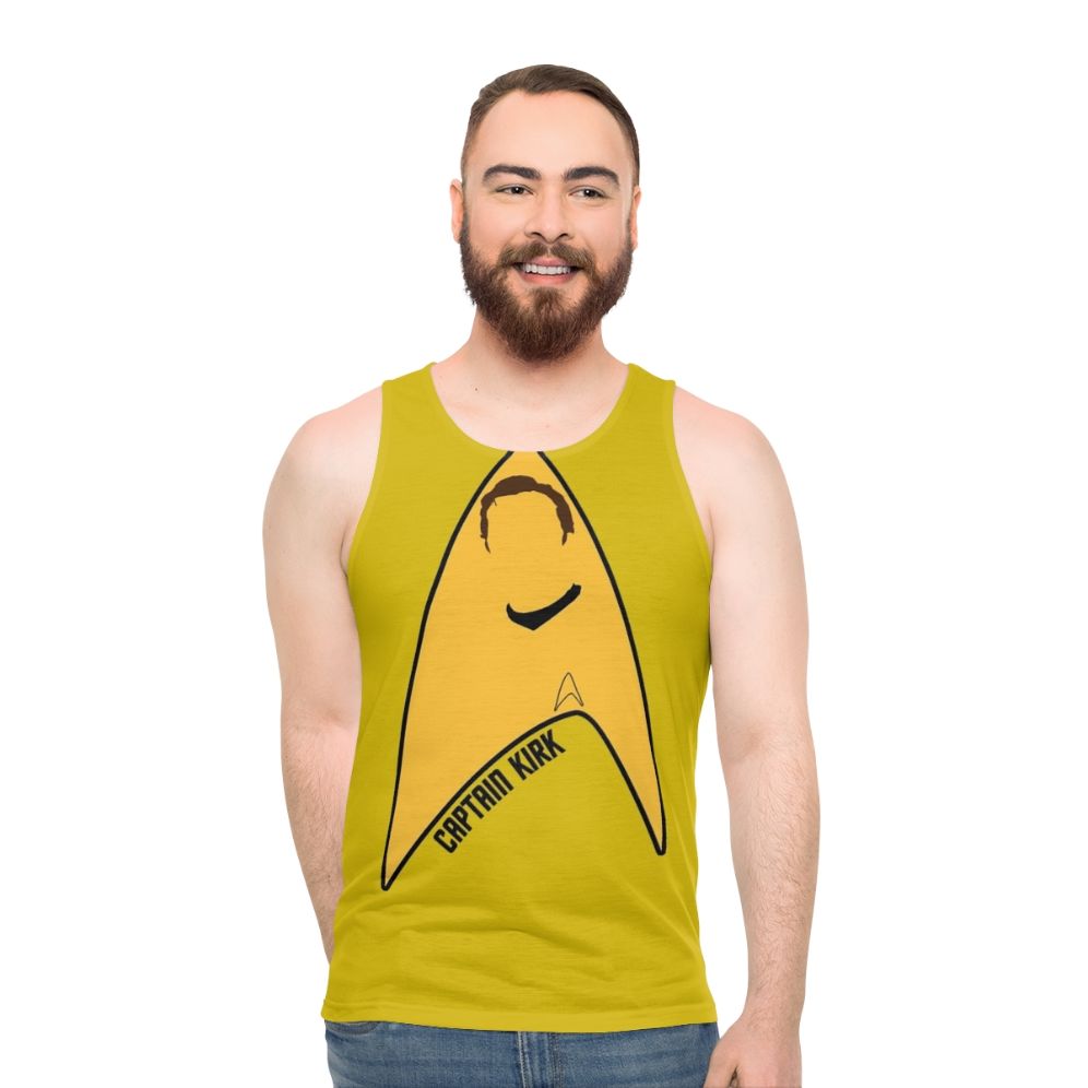 Captain Kirk Unisex Star Trek Tank Top