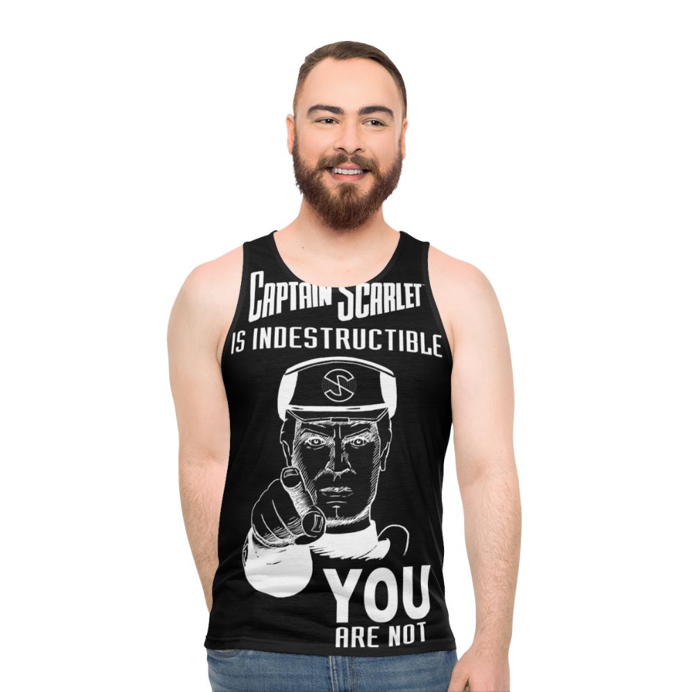 Captain Scarlet Supermarionation Unisex Tank Top