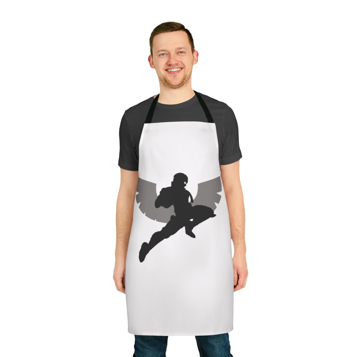 A stylized apron featuring the Captain Falcon logo from the Super Smash Bros video game series.