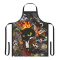 Cat Behemoth Master Margarita Apron with Woland and Bulgakov Motifs