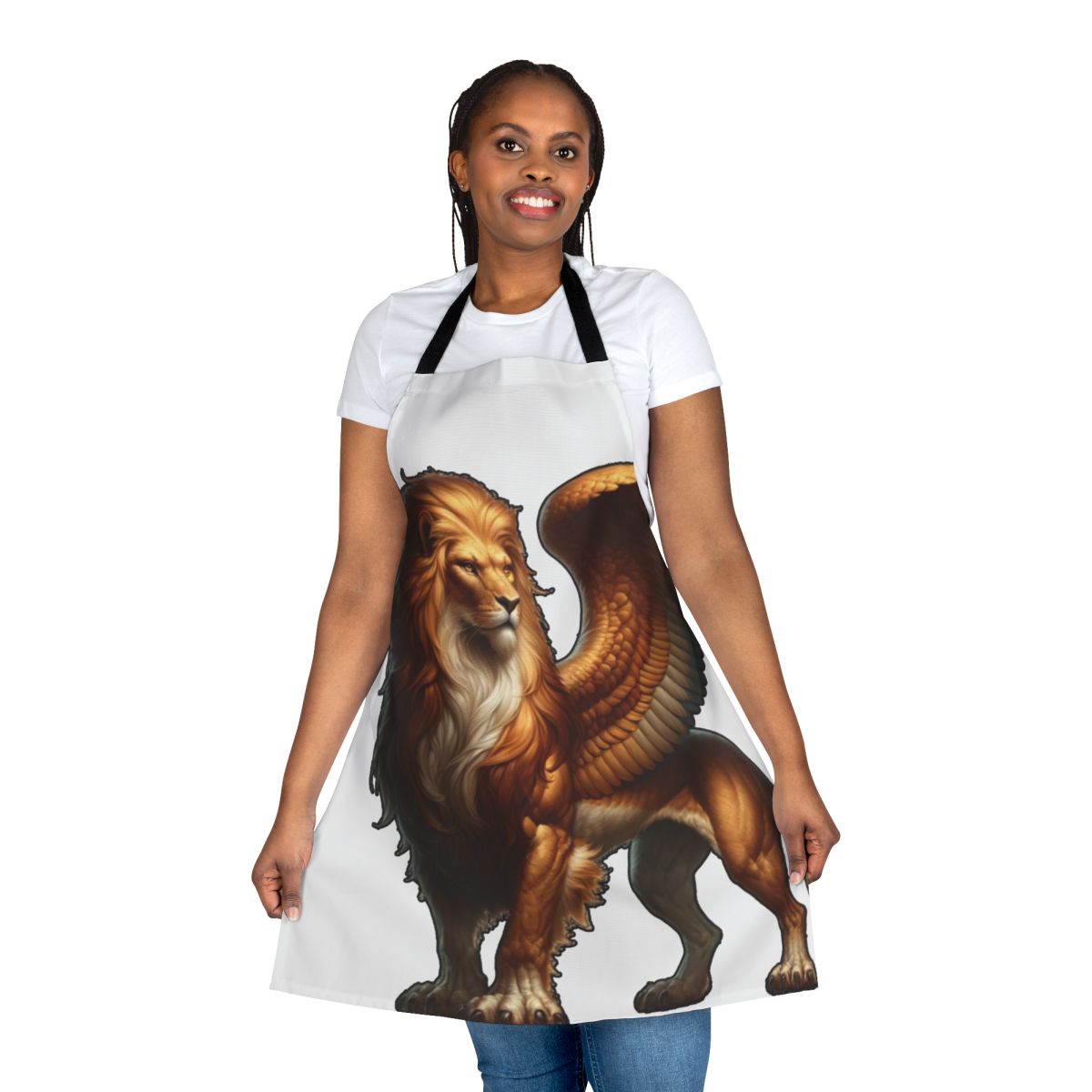 Grrrifin Apron featuring a majestic griffin, a legendary fantasy beast