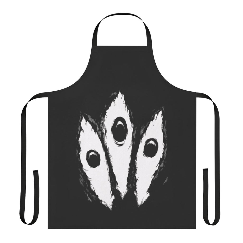 Kishin Eyes Graphic Apron - Anime-Inspired Design