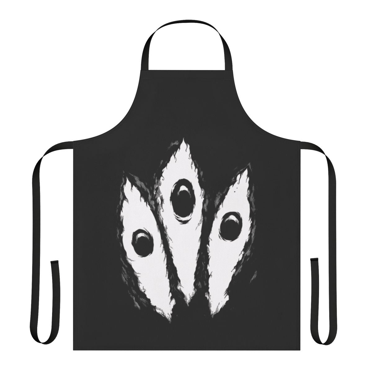 Kishin Eyes Graphic Apron - Anime-Inspired Design