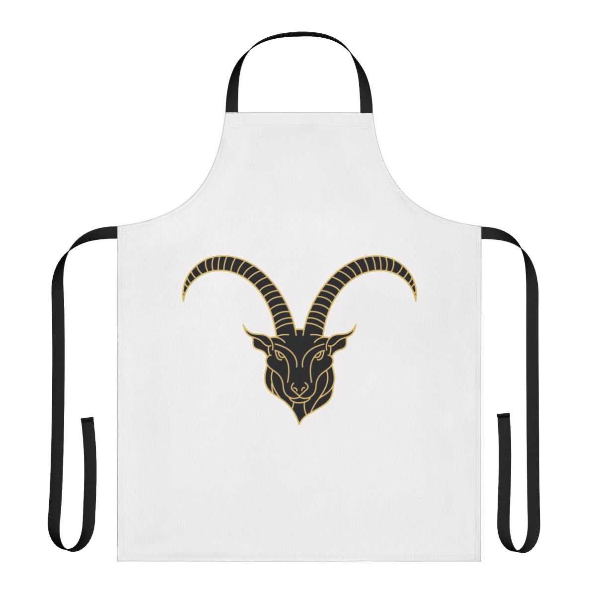 Whimsical apron featuring a variety of legendary animal illustrations