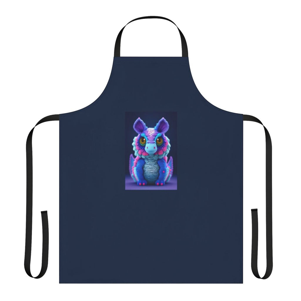 Vibrant apron featuring a majestic legendary creature from mythical folklore