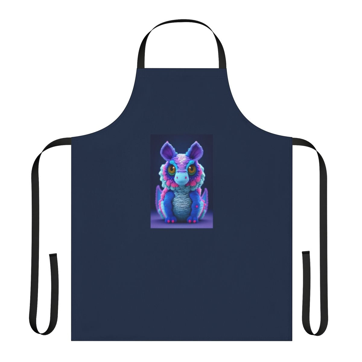 Vibrant apron featuring a majestic legendary creature from mythical folklore